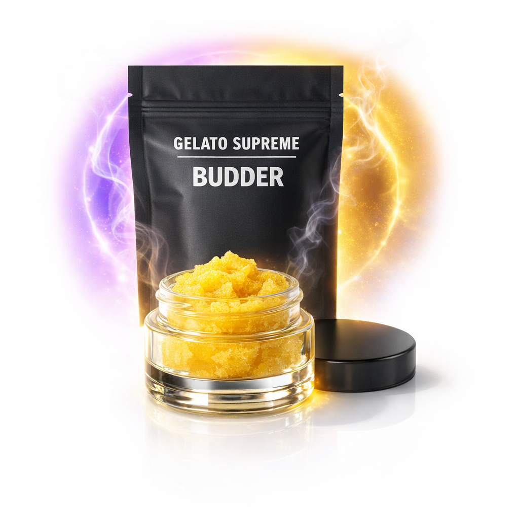 Smooth hybrid concentrate for dabbing – Gelato Supreme Budder