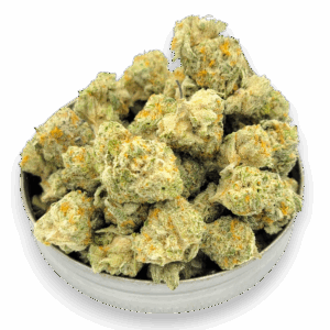 Grey Goose cannabis strain – indica-dominant hybrid, up to 28% THC, dense frosty buds with earthy pine aroma