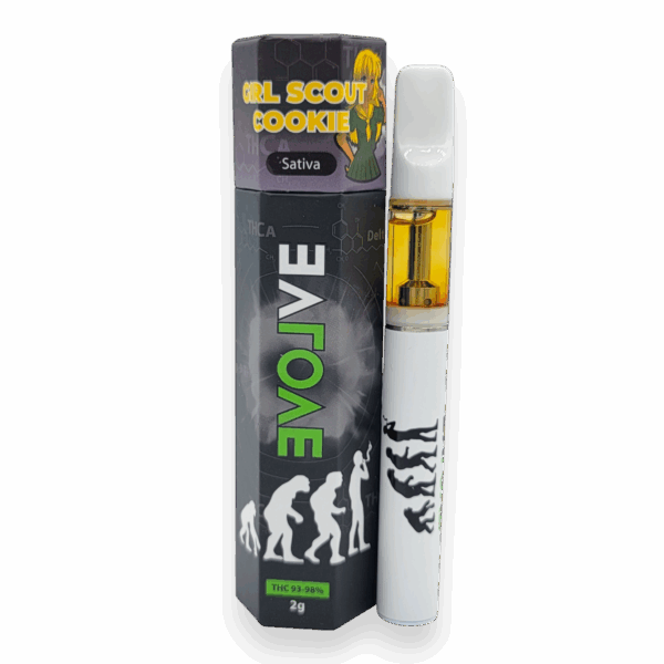 “Girl Scout Cookies disposable vape pen – 85–90% THC potency”