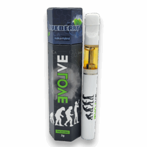 Blueberry Vape Pen by Evolve – 90% THC Delta-9 distillate disposable