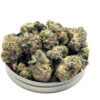 Northern Lights cannabis strain buds with dense trichomes and orange pistils
