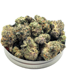 Northern Lights cannabis strain buds with dense trichomes and orange pistils