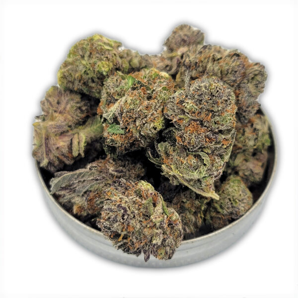Jealousy strain cannabis flower – hybrid buds with frosty trichomes and sweet, creamy aroma