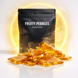 Alternative view of Fruity Pebbles Shatter – Hybrid Extract