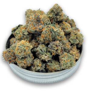 Sundae Driver hybrid cannabis flower arranged for product photography