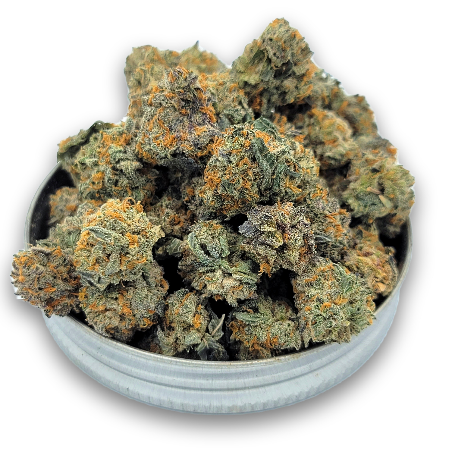 Sundae Driver hybrid cannabis flower arranged for product photography