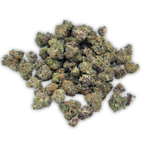 Scratch & Snif Minis 28-32% THC cannabis flower arranged for product photo