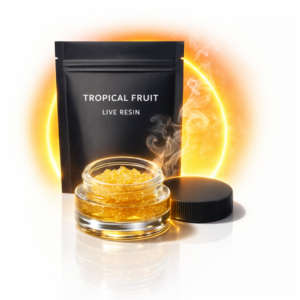 Alternative view of Tropical Fruit Live Resin – Juicy Terp-Rich Extract