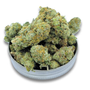 Z Splitter cannabis flower with fruit-candy and gas terp profile arranged for product photography