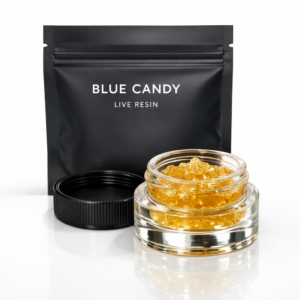 Premium Blue Candy Live Resin concentrate from Magic's Corner