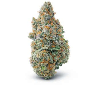Blueberry Fizz LSO AAAA craft cannabis buds in a tin with frosty trichomes