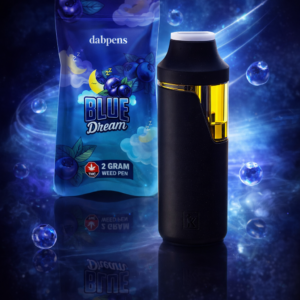 Alternative view of Blue Dream Weed Pen 2g – D9 Distillate Vape | Berry & Haze