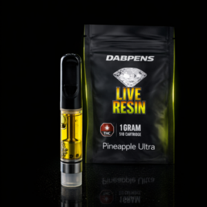 Pineapple Ultra Live Resin Cartridge 1g 510 thread sativa vape oil