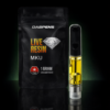 MKU MK Ultra Live Resin Cartridge 1g 510 thread heavy indica vape oil