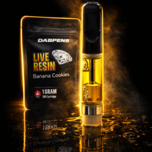 Alternative view of Banana Cookies Live Resin Cartridge 1g – Premium 510