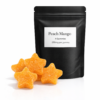 Peach Mango Star Gummies 1000mg THC high potency edibles in tropical flavor