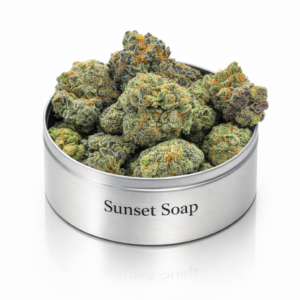 Alternative view of Sunset Soap AAA – Hybrid Cannabis Flower | 21–24% THC