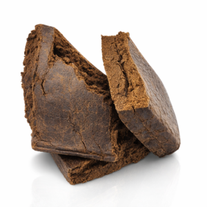 Pineapple Mango Hash Slab domestic pressed resin with dark exterior and tropical aroma