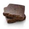 Coconut Hash Slab pressed hash with dark exterior and crumbly interior
