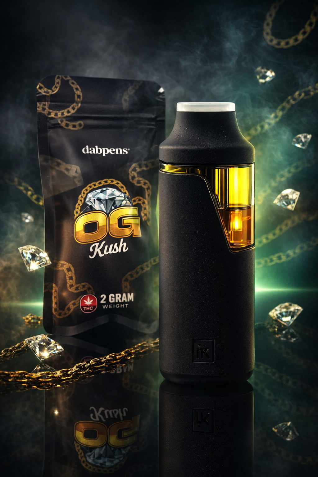 OG Weed Pen 2g – D9 Distillate Vape | Classic Pine & Gas - Image 2