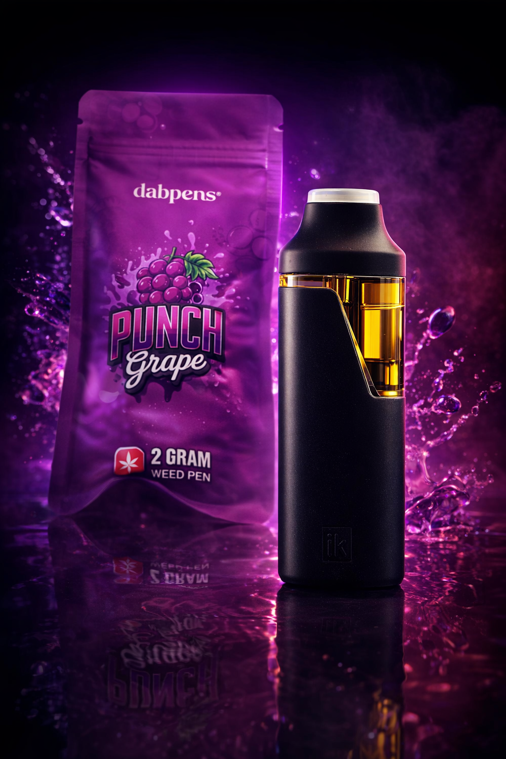 Punch Grape Weed Pen -- D9 - 2g | Sweet Grape Flavor - Image 2