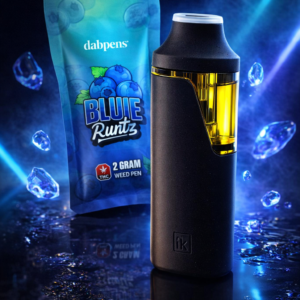 Alternative view of Blue Runtz Weed Pen 2g – D9 Distillate Vape | Candy Berry & Gas