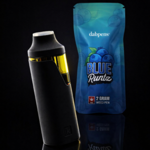 Blue Runtz Weed Pen 2g sweet blue candy berry D9 distillate vape