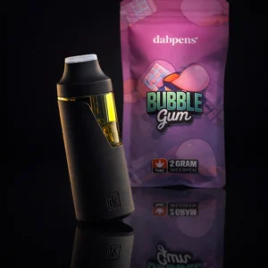 Bubble Gum Weed Pen 2g sweet candy flavor D9 distillate vape