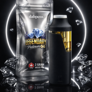 Alternative view of Legendary Platinum OG Weed Pen 2g – D9 Vape | Heavy Gas