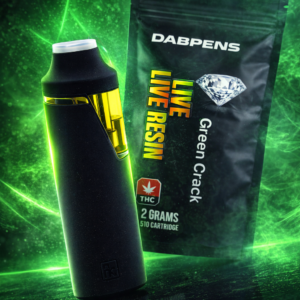 Alternative view of Green Crack Live Resin 2g Pen – High Energy Full Spectrum Vape