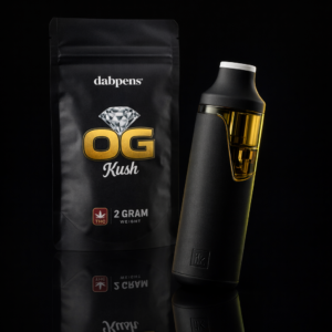 OG Kush Weed Pen 2g classic pine and gas distillate vape