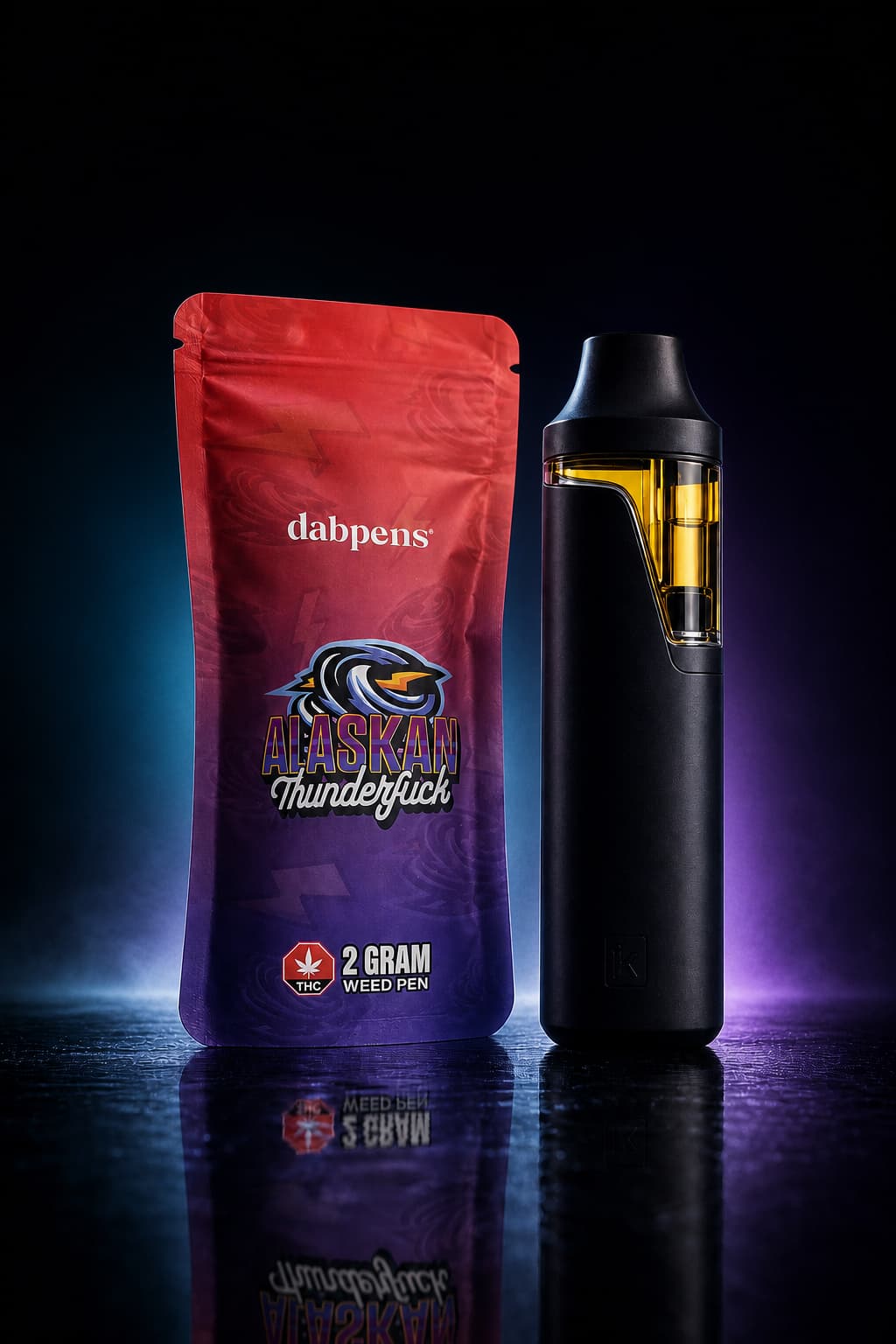 Alaskan Thunderfuck Vape pen 2 gram sativa dabpens rechargeable disposable weed pen