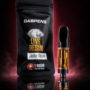Jelly Roll Live Resin cart 1 gram 510 sweet fruity dabpens cartridge