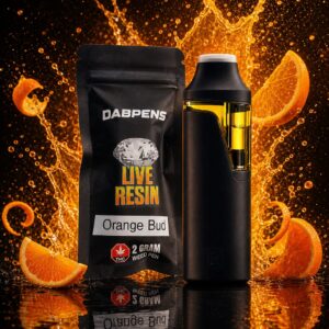 Orange Bud Live Resin pen 2 gram citrus sativa dabpens rechargeable disposable 2