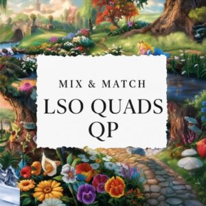 Mix and Match LSO Quads QP bulk buy bundle tile with enchanted fantasy garden storybook artwork