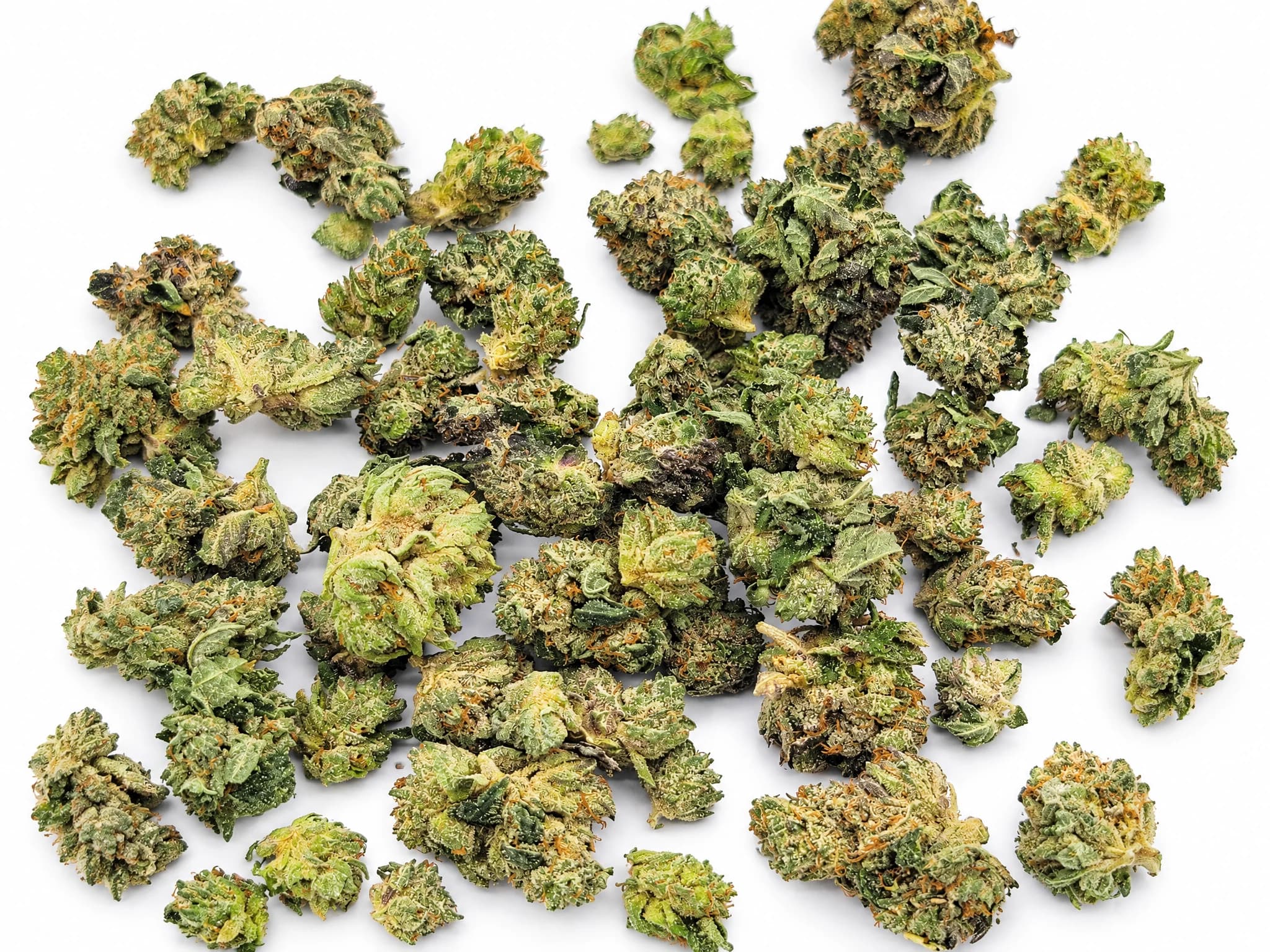 Death Bubba Smalls indica flower small buds overhead